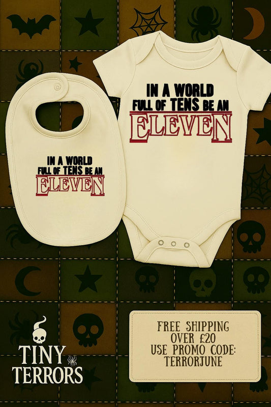 Be an Eleven Baby Gift Set – Nerdy Bib and Vest – Unique Gift for Newborn Geek Parents