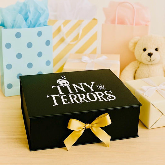 Add the Boo Box Gift Wrap Make It Hauntingly Special | Gothic Baby Gift Wrap | Spooky Present Packaging | Handmade Add-On